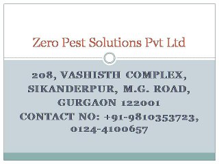 Zero Pest Solutions Pvt Ltd (2)