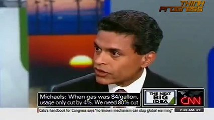 Pat Michaels admits: '40 percent' of funding comes from big oil.