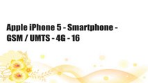 Apple iPhone 5 - Smartphone - GSM / UMTS - 4G - 16
