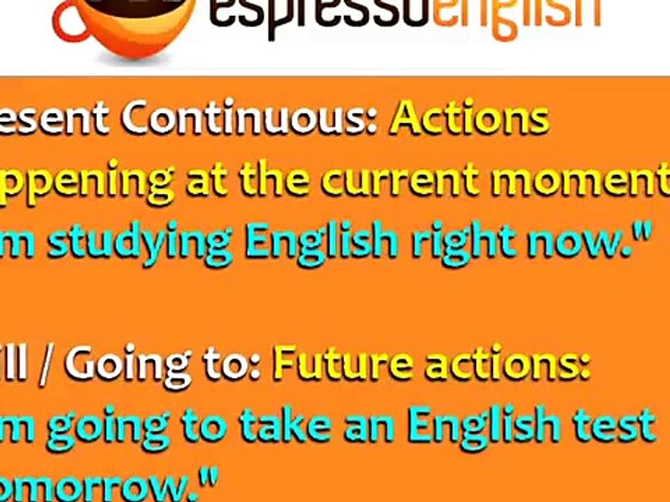 Present Continuous For Future Use: English Grammar | how to learn english, | learn english language,