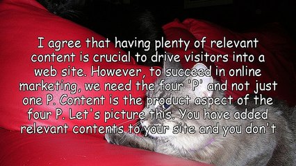 Having Content Is Not Enough