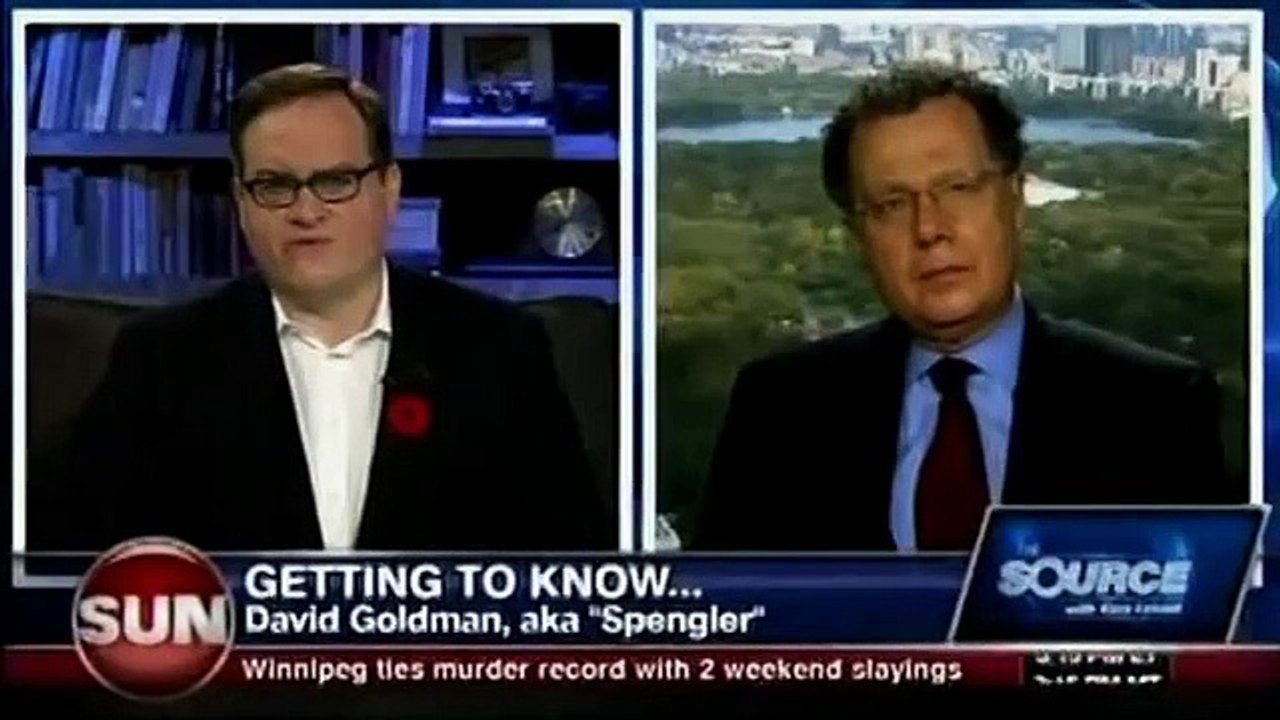 Ezra Levant Interviews David Goldman aka "Spengler"