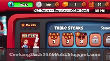 COINS HACKS - Cooking Dash 2016 Cheats