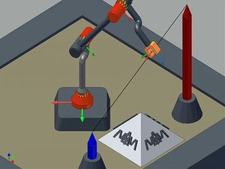 3 DOF Robot Simulation - Model 01