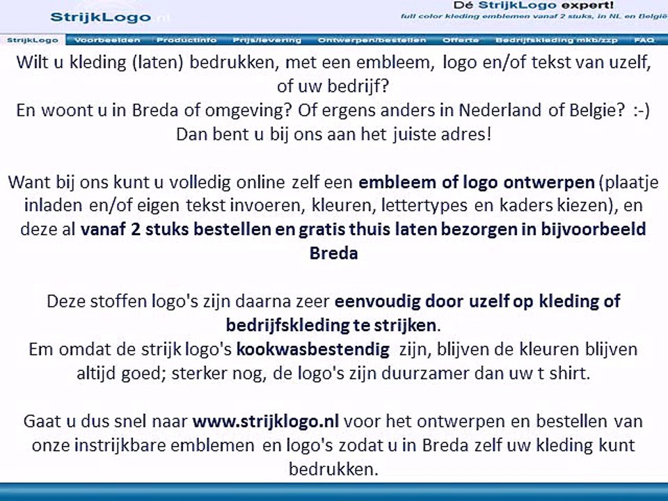 Kleding bedrukken Breda