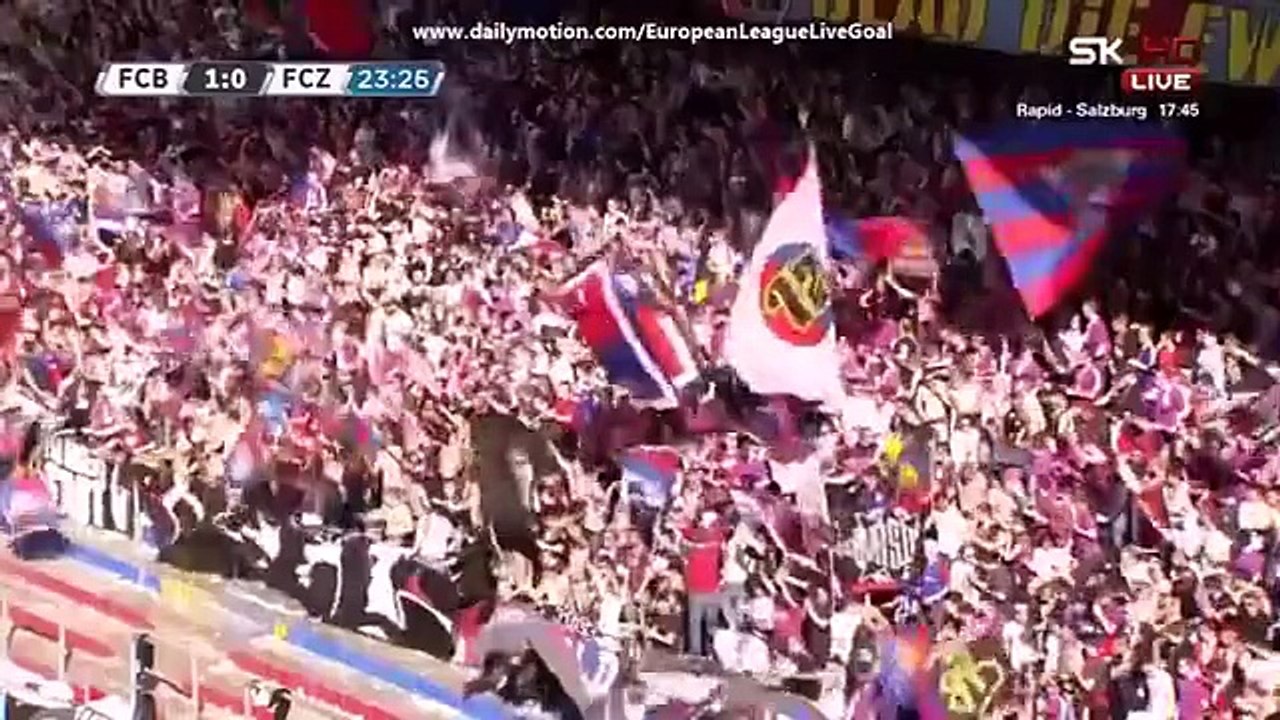 FC Basel - FC Zürich 5:1. Alle Tore. Swiss Super League 2015