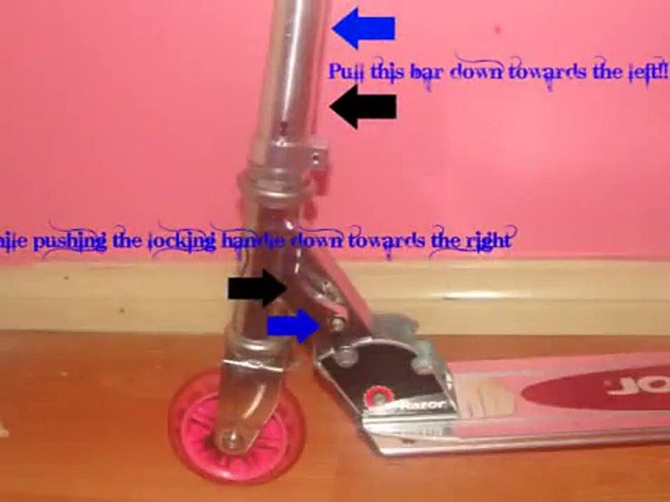 How to lock and unlock a razor scooter video Dailymotion