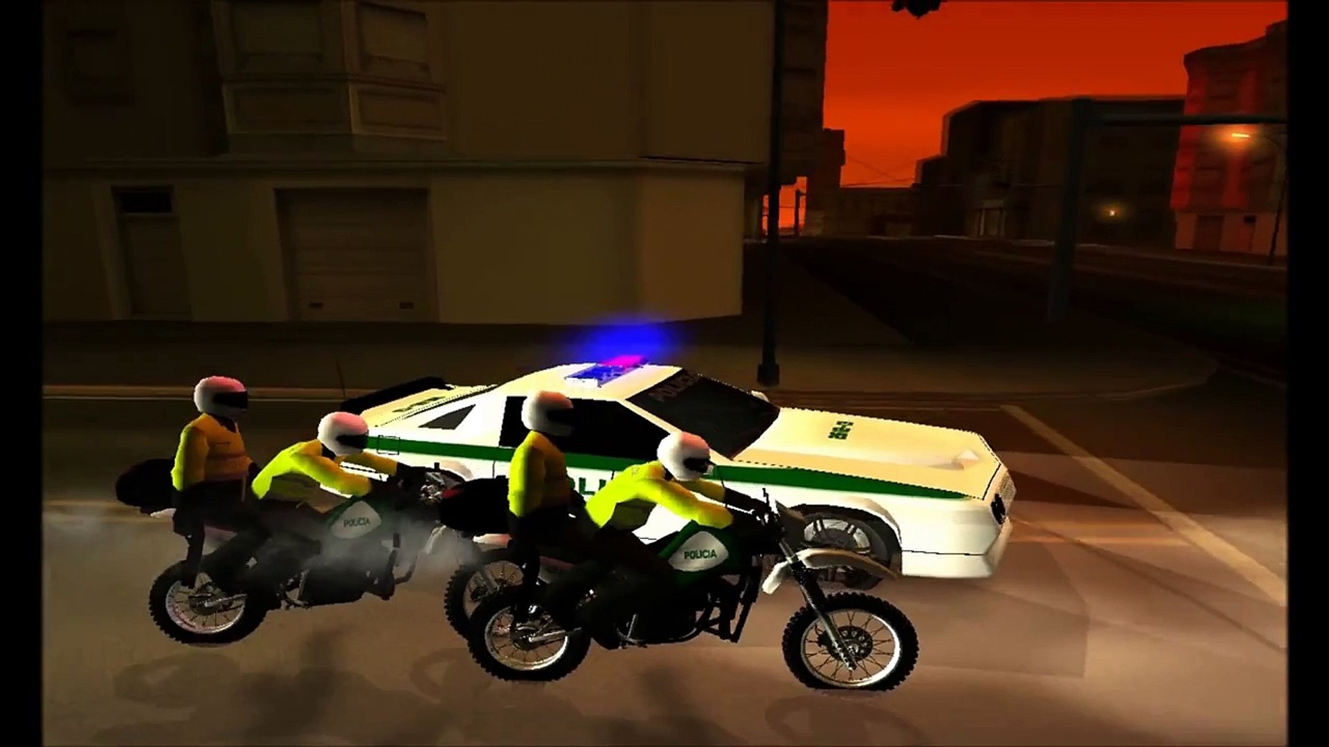 Moto Policia Argentina para GTA San Andreas