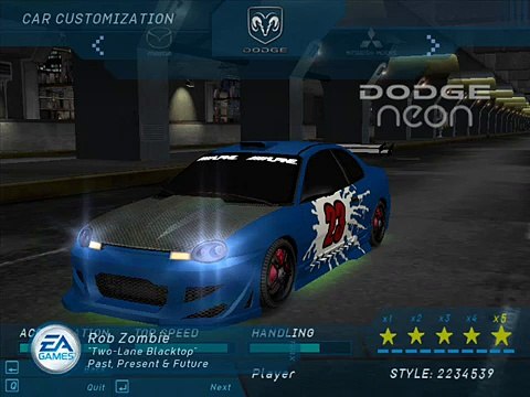 Need For Speed Underground my cars