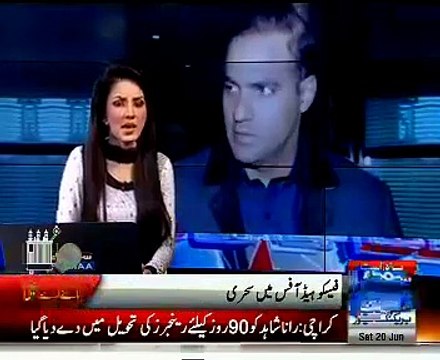 Abid Sher Ali in funny mood with journalists at sehri time