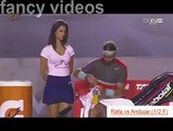 Beautiful HOT GIRL of Rafael NADAL   funny moments tennis Rio Open 2014