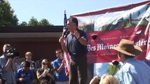 Romney, hecklers exchange words at Iowa State Fair