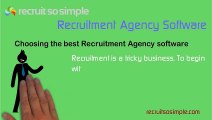 Recruitment Agency Software by Recruit So Simple