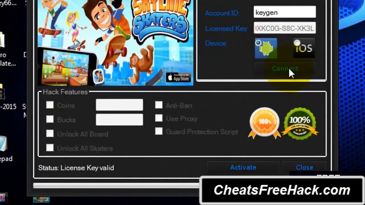 Skyline Skaters Hack Coins Bucks All Bords All Skaters Hack Tool Free Download 2015