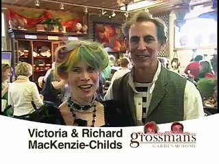 Victoria & Richard MacKenzie-Childs Visit Grossmans Garden & Home