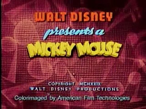 Mickey Mouse Wild Waves 1930