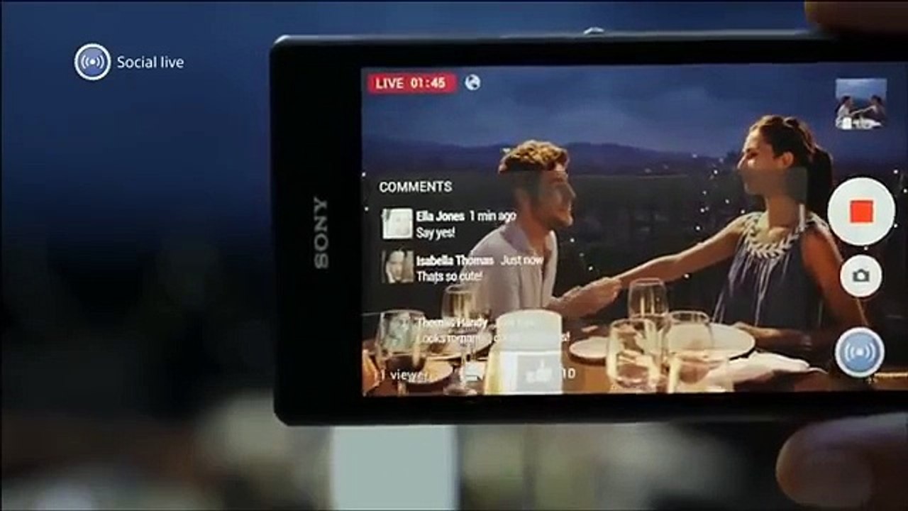 Xperia™ Z1 is the Smart Social Camera