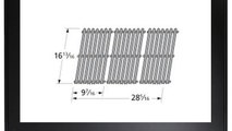 New Music City Metals 50193 Porcelain Steel Channel Cooking Grid Deal