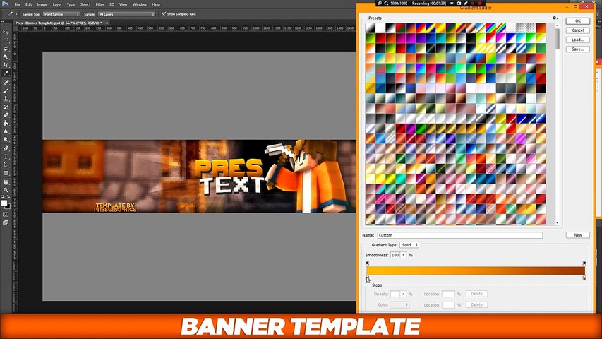 Free Minecraft Photoshop Banner Template ᴘʀᴇs Video Dailymotion