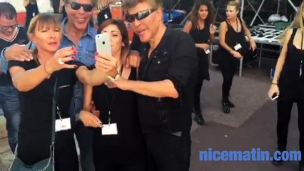 Selfies avec les frères Bogdanov à Nice