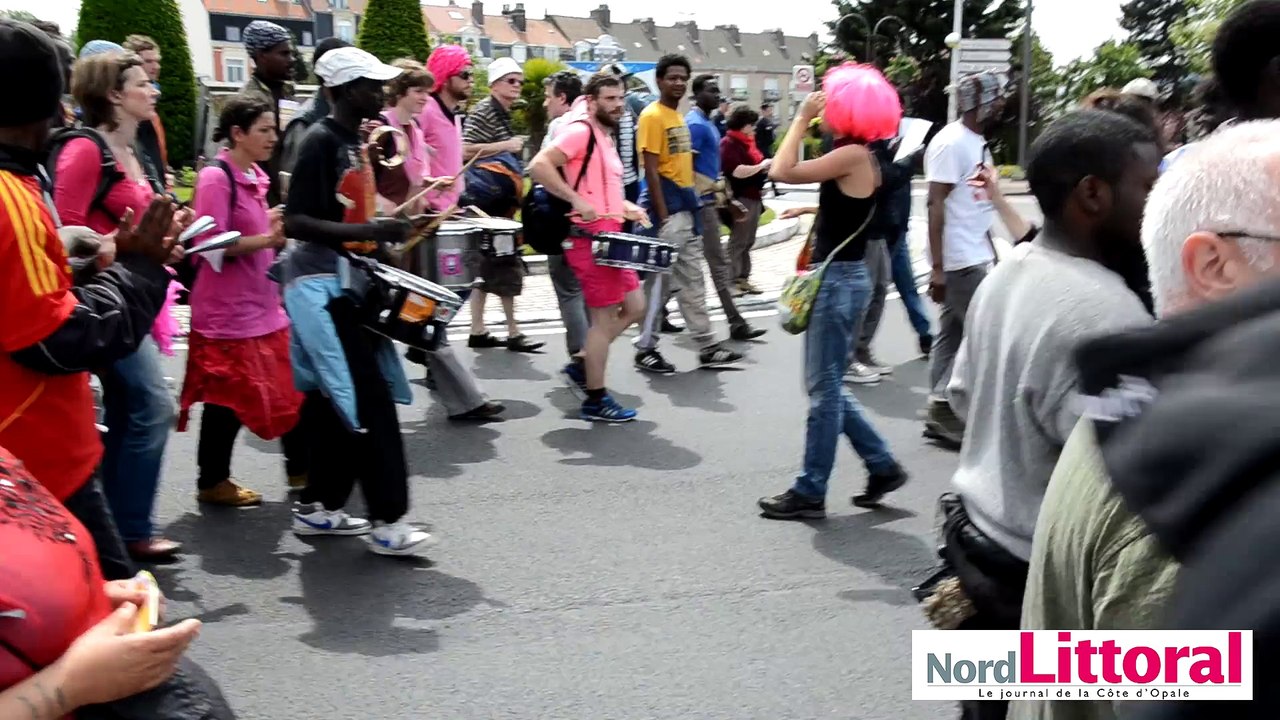 Marche pour la journée des réfugiés et manifestation Sauvons Calais