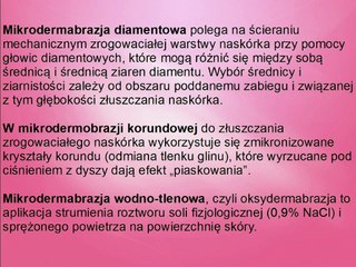 Mikrodermabrazja - co to takiego?