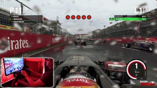 F1 2015 XBox One Montreal Rain Gameplay