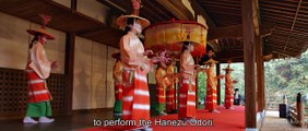 Kyoto Festival: Young Japanese Girls Dancing at Zuishin-in Temple (Hanezu Odori)