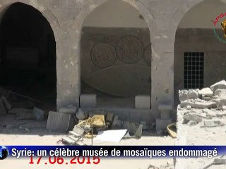 Syrie: le plus célèbre musée de mosaïques dévasté par des barils d'explosifs