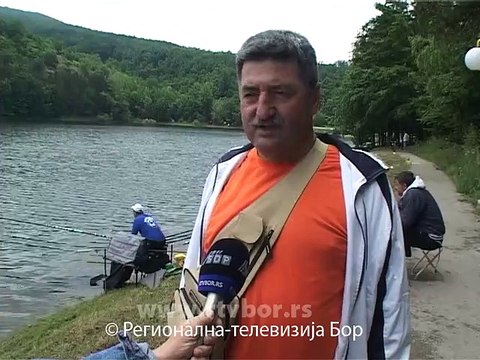 Kup sportskih ribolovaca održan na Borskom jezeru , 20.jun 2015. (RTV Bor)