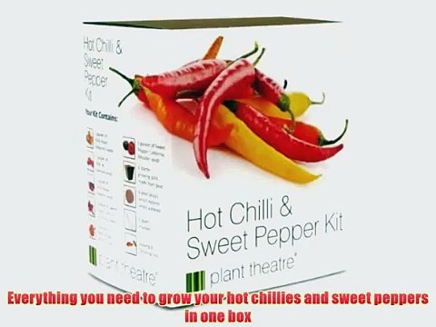 Hot Chilli end Sweet Pepper Kit by Plant Theatre - 6 Different Varieties to Grow