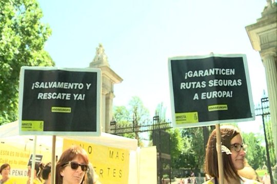 Amnistía Internacional pide rutas en el Mediterráneo