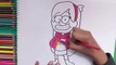 Como dibujar y pintar a Mabel Pines (Gravitty Falls) - How to draw and paint Mabel Pines