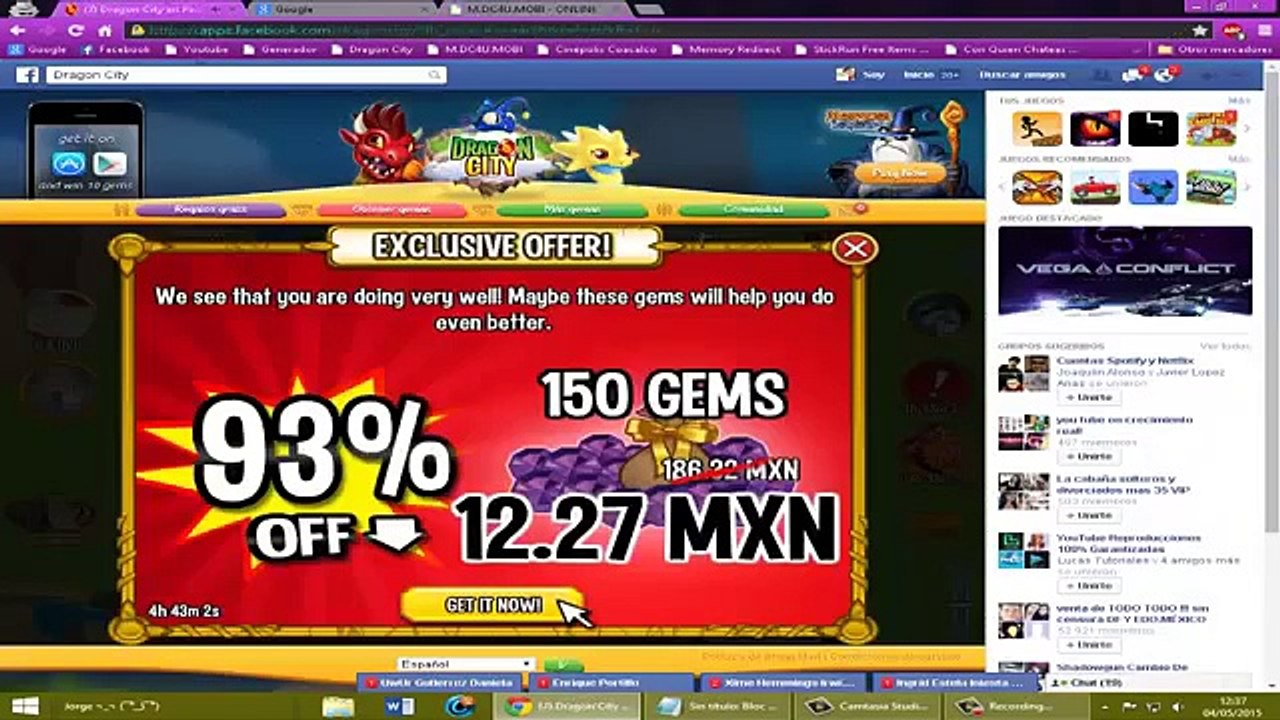 Hack de Gemas Dragon City 999999 gemas 2015 Mayo Actualizado Funcionando