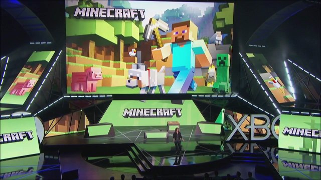 E3 2015 - MINECRAFT vu par Hololens - Xbox One & Windows 10