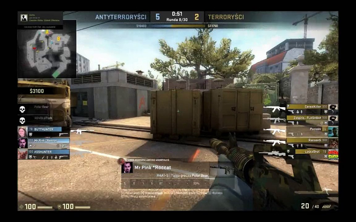 CS GO#2 - 2x 4 kills (overpass)