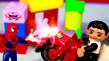 Peppa Pig Toy Cars LEGO DUPLO Spiderman Toys Toy Review Police Car Superheros Cookie Monster