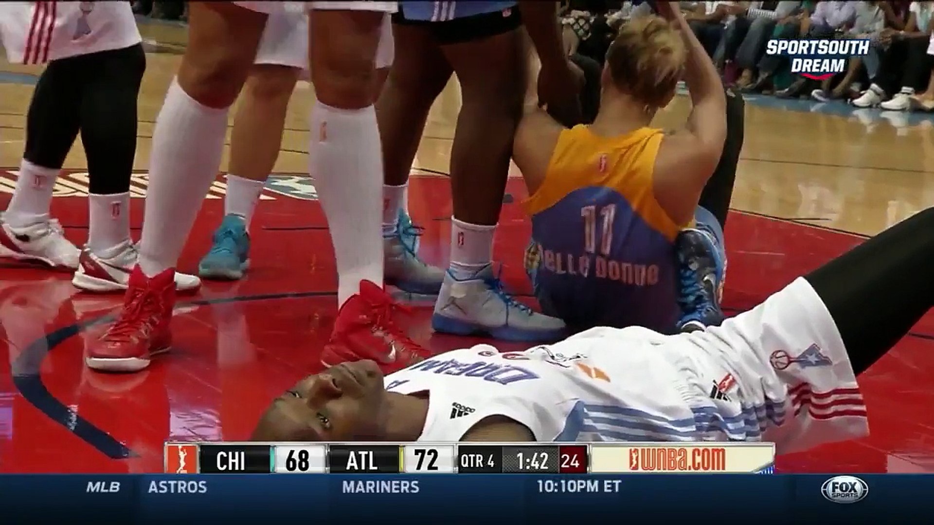 Un panier fantôme en WNBA