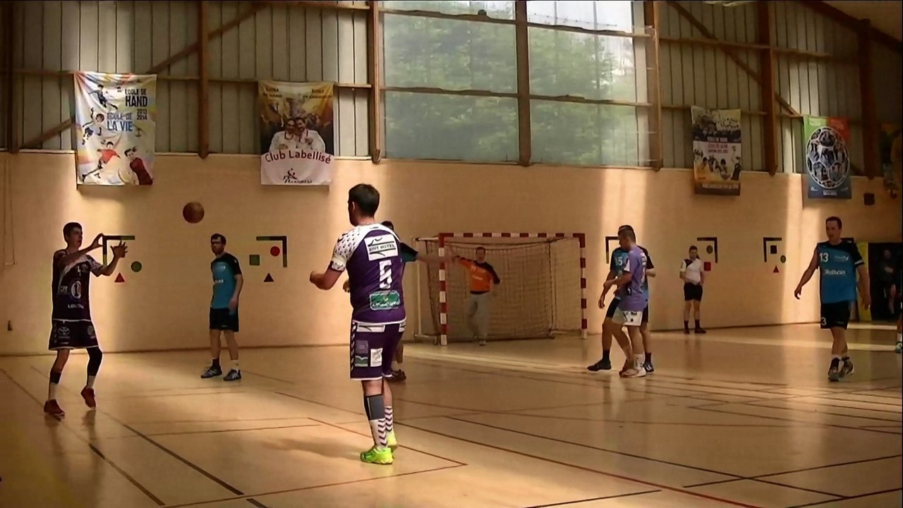 Handball Bretagne finale 2015 excellence régionale Pays d'Auray HB vs AL Loudéac 1ère mi-temps