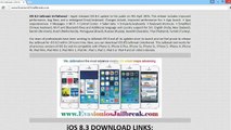 Evasion UNTETHERED iOS 8.3 Jailbreak Tool For iPhone 5, iphone 4, iPhone 3GS, iPad3