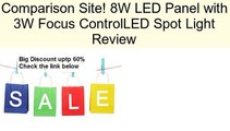 8W LED Panel with 3W Focus ControlLED Spot Light Review