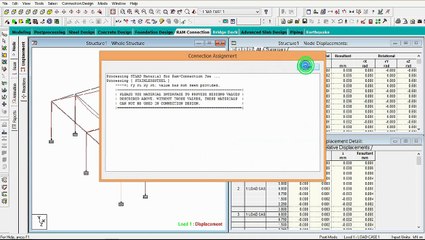 familarise RAM CONNECTION in staad pro v8i