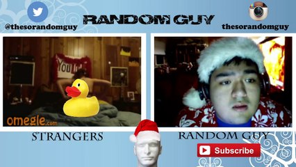 Random Guy On Omegle #40 A dirty Christmas & funny moments