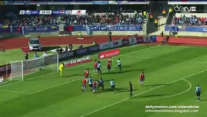 José Maria Giménez 1:0 | Uruguay v. Paraguay 20.06.2015