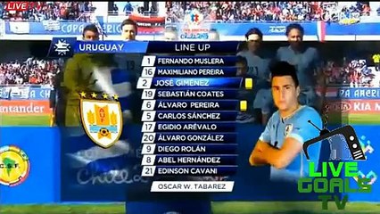 Uruguay - Paraguay LINE UP information
