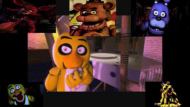 fnaf crew react's to FNAF Animation Funny: A Little Freddy's Night (Five Nights at Freddy's SFM)