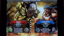 Heroes of War: Orcs vs Knights - Android IOS iPad iPhone App Gameplay Review [HD ] #01 ★ Lets Play