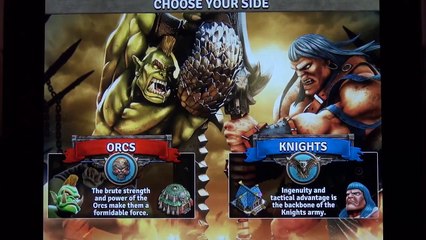 Heroes of War: Orcs vs Knights - Android IOS iPad iPhone App Gameplay Review [HD+] #01 ★ Lets Play