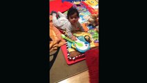 Baby dancing , my 5 months old baby dancing :)