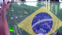 Brasil: Fuertes enfrentamientos entre 50.000 manifestantes y Policía 'inundan' Sao Paulo